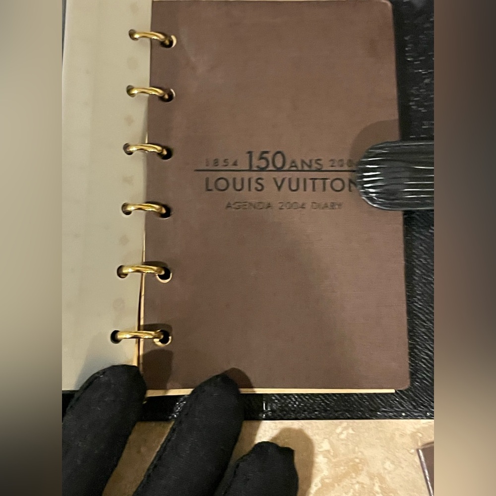 Louis Vuitton Black Epi Leather Travel Agenda EUC COA Full Set - Picture 12 of 15